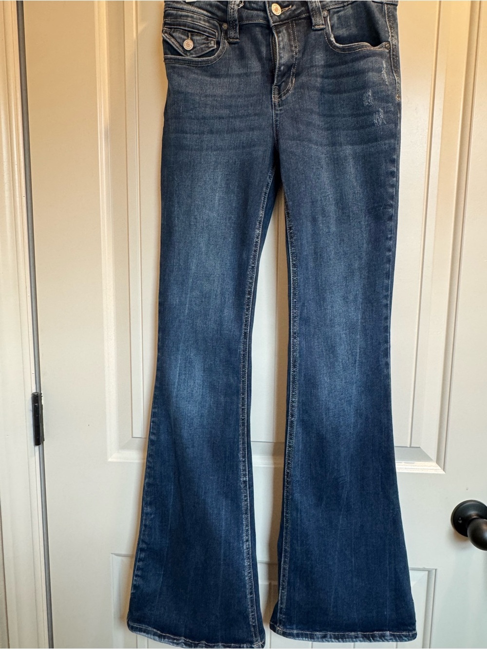 KanCan Dark Blue Flare Jeans